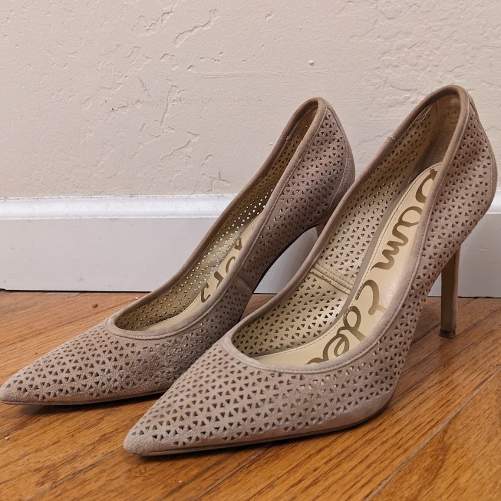 Sam Edelman Cutout Hazel Pointed Toe Pump Heels